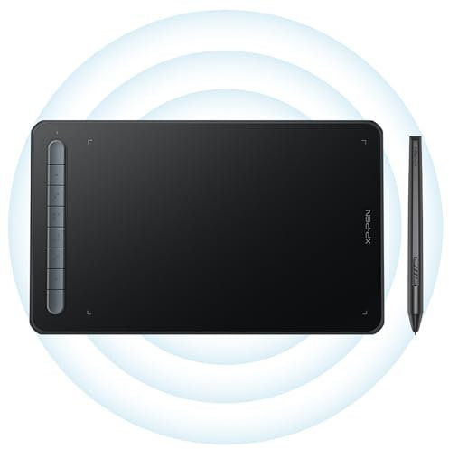 XPPen Deco MW Wireless Drawing Tablet 8 x 5 Inches Graphics Pen Tablet with X3 Elite Stylus, 8 Shortcut Keys, Compatible with Windows, Mac, Android, Chrome OS, and Linux (Black)