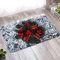 Banemi Outdoor Teppich, Türmatte Schmal 50X160cm Rot Grün Weiß Weihnachtsbaum Willkommen Matten Heimtextilien