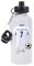 Pickhut England Euro 2024 Football Personalised Name and Number 600ml White Aluminium Water Bottle