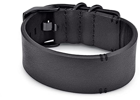 FYNCH-HATTON Herren Armband – Edelstahl in Silber & Schwarz