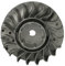 vhbw Volano compatibile con Stihl MS 231, MS 251, MS 231C, MS 251C motosega - 10 cm diametro esterno, 3,4 cm spessore, 300 g argento