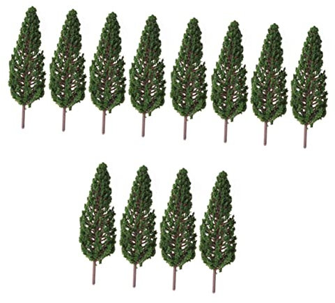 HOMSFOU 30 STK Aus Kork Landschaftspflanze Spielzeugeisenbahnbäume Künstliche Pflanzen Kleiner Baum Zubehör Für Regenwald-dioramen Statuendekor Modelleisenbahnen Miniatur Diorama