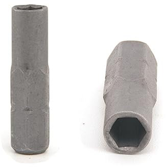 KAPSING Douilles tournevis hexagonales 6.35 mm Adaptateur d'embout 1/4 pouce pour micro embouts forme 4 mm