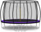 Baunsal® Trampolin Outdoor Ø 396 cm (FGIS) lila-schwarz als Komplettset Gartenspielzeug Kindertrampolin Gartentrampolin rund Garten Spielzeug für Kinder