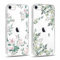 Yoedge 2 Stück Durchsichtig HandyHülle für Apple iPhone 8/7 / SE 2022 / SE 2020 Hülle Blumen 4,7, Transparent Handy Hülle für iPhone SE 3 Case 3D Muster Aesthetic Mädchen Frauen Schutzhülle Cover
