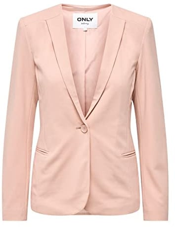 ONLY Blazer Female tinta unita, Rose Smoke., 42