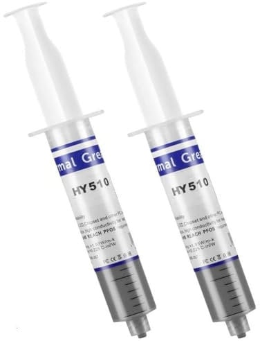 NTEK 2PCS Heat Sink Thermal Paste, Carbon Based High Performance Thermal Paste for CPU Coolers, All Processors (CPU, GPU, PC) - Ultra-Efficient Heat Dissipation with Zero Electrical Conductivity