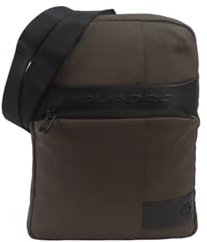 Borsello PIQUADRO W129 pelle e tessuto Verde - CA1816W129-VE