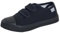 ScruffyTed Kids Canvas Pumps Black UK Child 12