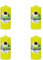 4 Stück Duftkerze Duft Citronella, Grüne Limette Stumpenkerzen 11x4.7cm, Duft Stabkerzen 25 Stunden Verbrennung