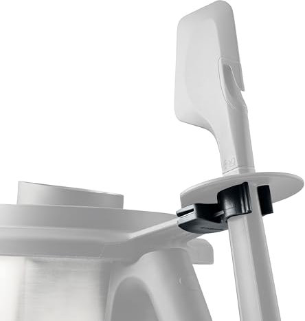 Wundermix - WunderHolder® Spatelhalterung für Thermomix TM6, TM5 • Thermomix - Spatel Halter • Für 2 unterschiedliche Steckpositionen • Zubehör Halterung TM6, TM5 • Thermomix Zubehör