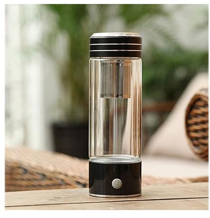 WRJAHCG Gran Capacidad Botella Purificadora De Agua,Botella Generadora De Agua De Hidrógeno,Máquina Ionizador De Agua De Hidrógeno Portátil