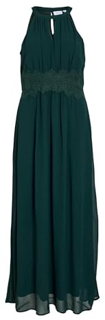 Vila Damen Vimilina Halterneck Maxi Dress - Noos Abendkleid (1er Pack)