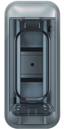 LEGRAND, Plexo S Feuchtraumverteiler, Aufputzverteiler, Schutzart: IP65-IK07, 1-reihig, 2 Module, Maße: 170 x 75 x 106 (H x B x T in mm), 601882