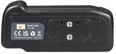 DSTE 6K PRO Battery Grip HM-6K Compatible for Blackmagic Design Pocket Cinema Camera 6K PRO / 6K G2 Camera NP-F550 NP-F570 Battery