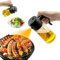 Oil Dispenser for Kitchen, 2 in 1 Cooking Oil Spray Bottle and Olive Oil Dispenser, Oil Spray Bottle for Cooking Air Fryer 470ml/ 16oz for Cooking, Kitchen, BBQ, Air Fryer, Salad, Baking(1pcs Black)