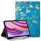 Derwere Ultra Delgada Funda Tablet para Xiaomi Redmi Pad Pro 12.1 Pulgadas 2024 para Redmi Pad Pro Funda con Portalápices,Flores