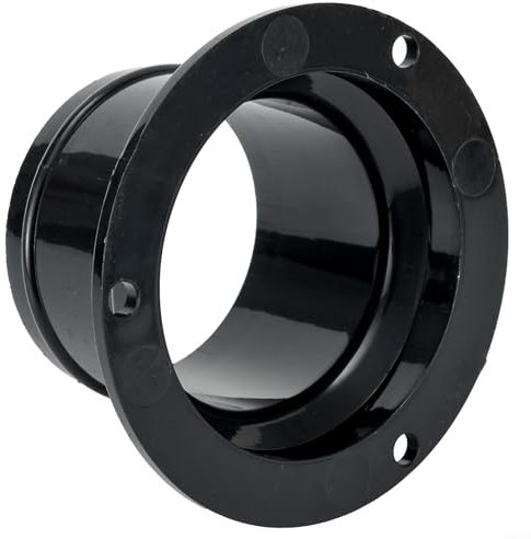 Flangia del connettore per condotto in plastica ABS, flangia diritta per tubo del condizionatore d'aria, connettore per condotto HVAC per riscaldamento e raffreddamento della ventilazione domestica