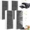 Filtros de carbón activo para campana extractora, 4 Piezas filtro Clean Air de olores, Filtro de carbón activado, Filtro de carbón para su placa de cocción PURU o PUXU con recirculación de aire