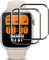 REROXE 2 Stück Schutzfolie für Panzerglas für Apple Watch Series 9/8/7 45mm, Anti-Kratzen Anti-Öl Ultra Transparent Displayschutzfolie, 3D Vollbildschirm Bruchsicher iWatch 45mm Schutzglas