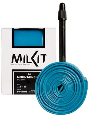 milKit TPU Fahrradschlauch – Ultraleicht, Pannensicher & Nachhaltig – TPU Schlauch Rennrad, Gravel & MTB – MTB Schlauch 27,5 Zoll (50-584 – 64-584) und 29 Zoll (50-622 – 64-622)
