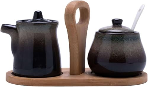 Cream And Sugar Set For The Coffee Bar, Milk Jug And Sugar Sets, Sugar Bowl And Milk Jug Set, Coffee Serving Set With Gradient Vintage Gloss Milk Jug And Sugar Bowl, A