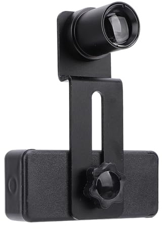 Adaptador de teléfonos celulares de Lente de microscopio con 12.5X Microscopio Adaptador de cámara Smartphone de microscopio para un Tubo de Ocular de microscopio 23.2 mm