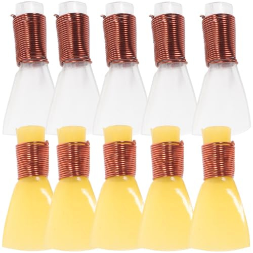 HOMSFOU 10 Piezas Cañas de Suona, Accesorios Sencillos para Suona, Plástico, Tonos E/f/g, para Instrumentos de Viento y Folk Color Aleatorio