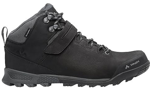VAUDE Unisex Tsali Mid STX Mountainbike Schuhe, Phantom Black, EU 42