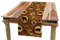 ABAKUHAUS Sambia Tischläufer, Tiere, Esszimmer Küche Rechteckiger Dekorativer Tischläufer, 40 x 300 cm, Schwarz Ingwer