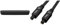 Panasonic SC-HTB200EGK 2.0 Soundbar für TV (Dolby Soundbar, Bluetooth, HDMI, 80 Watt RMS, Soundbar klein) schwarz & Amazon Basics Toslink Optisches Digital-Audiokabel, 1,83 m