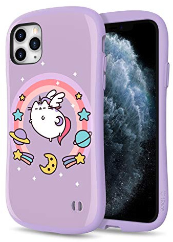 iFace x Pusheen First Class per iPhone 11 PRO Max - Custodia Protettiva [Guscio Rigido + Paraurti] Antiurto per Telefono [Sottoposta a Test di Caduta] Case iPhone 11 PRO Max – Pusheen Unicorn