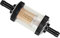 Motorrad-Benzinfilter, Carving Hitzebeständigkeit Motorrad-Kraftstofffilter für Motorräder mit 6 mm Durchmesser(Schwarz)