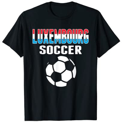 Luxemburgische Fußball-Fans Trikot-Unterstützung, Luxemburgischer Fußball T-Shirt