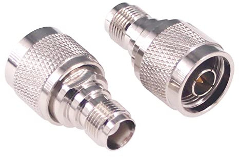 RFaha 2 x N-Typ-Stecker auf TNC-Buchse, RF-Koaxial-Adapter N auf TNC-Stecker (F151-2)