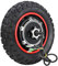 Lechnical 48V 500W Motor Replacement for Kugoo M4/M4PRO Electric Scooter 10 Inch Inflatable Tire Rear Wheel Motor
