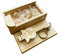 BEIJIGUANG USB-Stick in Gitarrenform, 2.0/3.0, Bambusholz, USB-Stick in Holzbox (3.0/64 GB)