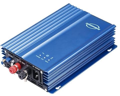 Jadeshay 500W Wechselrichter, Grid Tie Inverter MPPT Einspeisewechselrichter Netzgekoppelter Wechselrichter 12V für Balkonkraftwerk, Batterieentladung AC220 V