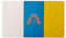 Pandiui23 Flagge Kanarische Inseln, bunte Kanarische Inseln, 150 x 90 cm, Flagge Kanarische Inseln (Kanarische Inseln)