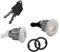 (Lot de 2) Barillet Serrure de Porte Avant Gauche ET Avant Droite AVEC 2 Clés compatible avec 106 I et 306-9170E4 9170G1