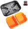 Outspark Combo Crisper Basket und Air Fryer Basket Liner für Ninja OG701, OG751 Grills, wiederverwendbarer Silikon-Grillkorb, Zubehör-Set für Ninja Woodfire OG700 Serie Grill, 2 Stück