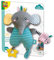 SES Creative 13133 - Plüschelefant Spielzeug für Babys ab 3 Monate - Geschenk für Jungen und Mädchen