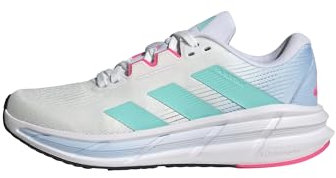 adidas Questar 3 Running Shoes, Zapatillas para Correr Mujer, FTWR White/Flash Aqua/Lucid Pink, 40 EU