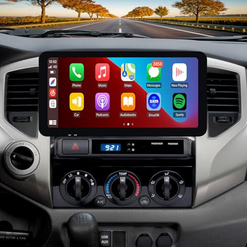 incifum 10,5 Zoll QLED-Touchscreen Radio-Upgrade für Toyota Tacoma 2005-2015, Android 8, Carplay & Android Auto Ready, inkl. Rückfahrkamera