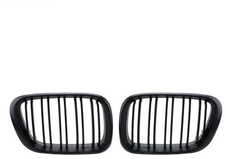 JQHXFDC - Auto Front Niere Kühlergrill Haube Grills Front Niere Diamant Kühlergrill Auto Styling passt für BMW E53 X5 2000-2003 [51138250052, 51138250051]