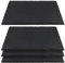 CHEUKYIU 4 unidades de 30 x 25 cm de pizarra negra, pizarra natural, bandeja rectangular para carne, aperitivo, sushi