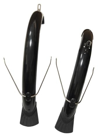 Baoblaze Parafanghi Pieghevoli per Bici Paraspruzzi per Bicicletta Protezione per Ruote da 20 Pollici Larghezza 46 mm Robusti parafanghi per Bici Neri, Style B