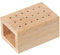 Milageto Wood Display Storage Box Reusable Nail Tool Holder Nail Bits Organizer Nail Drill Bit Storage Board for Nail Salon Home Use
