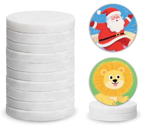 FZSECRIU 32 Stück Steine zum bemalen，dekosteine，Steine zum bemalen flach，dekosteine weiß