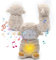 Umllpet Schlummer Otter Kuscheltier mit Atembewegung und Musik, Baby Erstausstattung, Neugeborene, Baby Spielzeug Schlummer Kuscheltier Schaf ab Geburt, Babyparty und Neugeborenen Geschenk